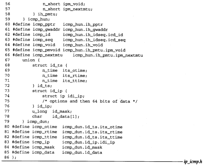 《TCP/IP具体解释卷2：实现》笔记--ICMP:Internet控制报文协议