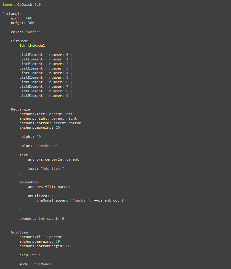 QML BOOK 第六章 ModelViewDelegate_qml中delegate详解CSDN博客