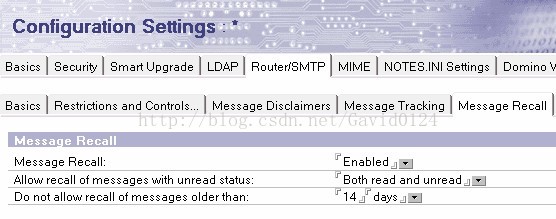 使用ibm Lotus Notes Domino V8 邮件收回功能 Gavid0124的博客 Csdn博客 Notes邮件撤回