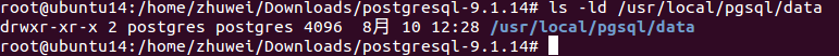 ubuntu14.04源代码安装postgresql 9.1