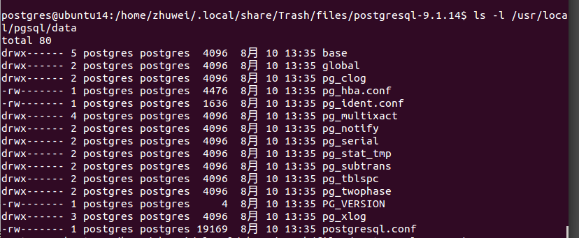 ubuntu14.04源代码安装postgresql 9.1