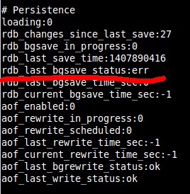 错误MISCONF Redis is configured to save RDB snapshots 的解决方法