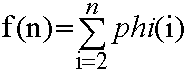 poj 2478 Farey Sequence（数论：欧拉函数+打表）