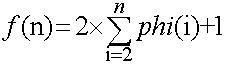 poj 3090 Visible Lattice Points(数论：筛法打表欧拉函数)