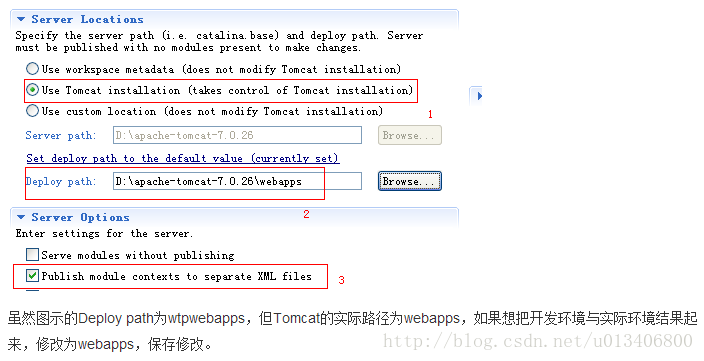 Eclipse下的插件tomcat和桌面的tomcat下的项目不对应问题