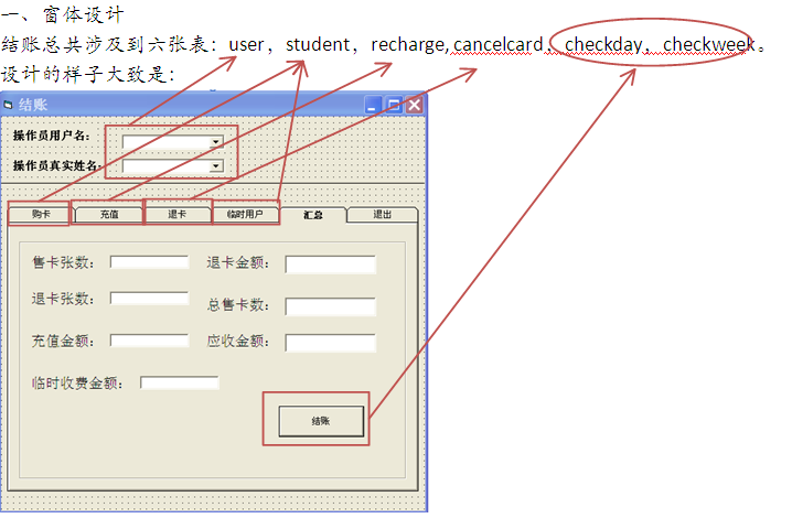 机房收费系统之结账