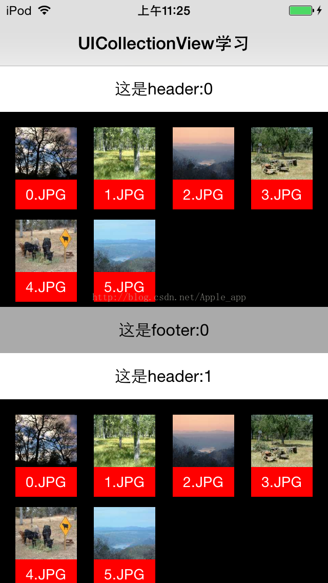 iOS-UICollectionView用法