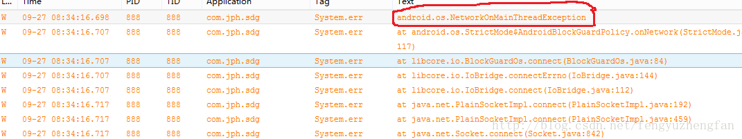 android.os.NetworkOnMainThreadException