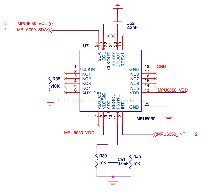 Gy 521 mpu 6050 схема