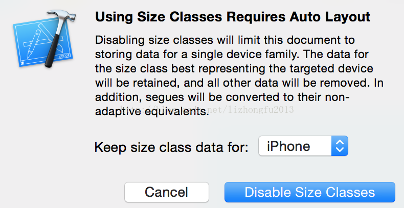 Size classes