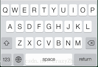 iOS键盘类型最全