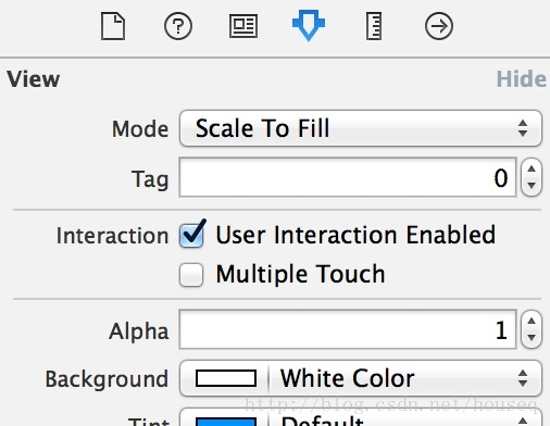 iOS xib simulated metrics size