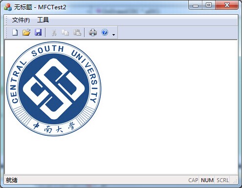 MFC单文档应用程序显示图像