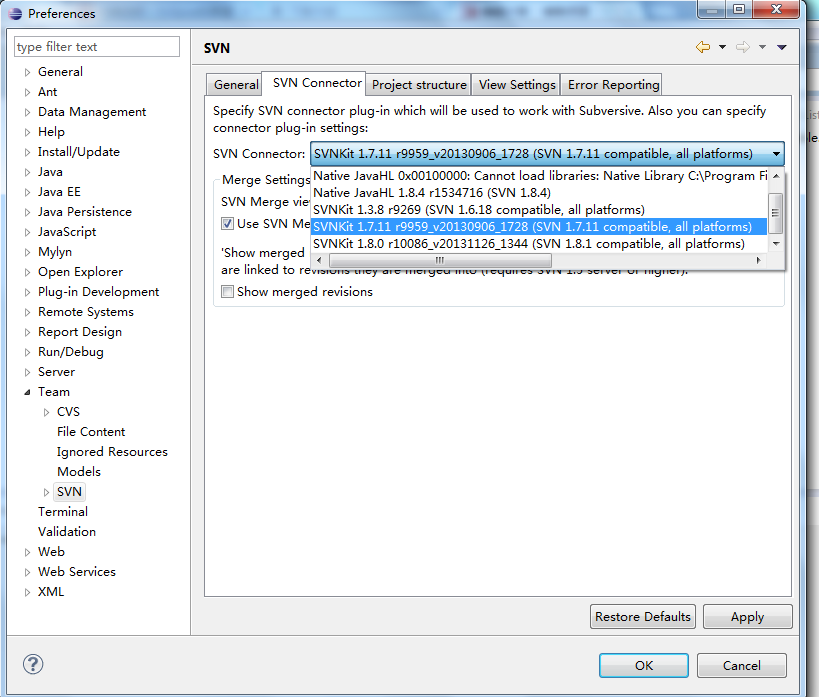 eclipse svn2.0.0插件 手动安装方法