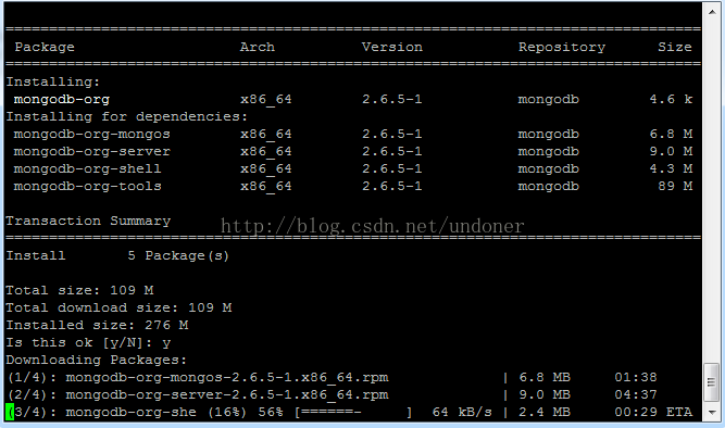 CentOS 6.5安装MongoDB 2.6(多yum数据源)