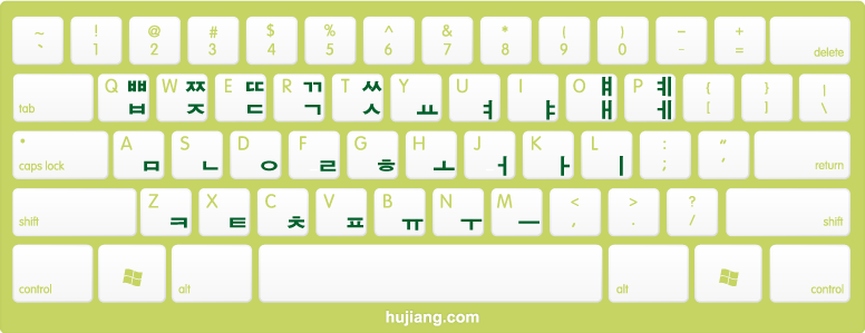 韩语键盘输入法