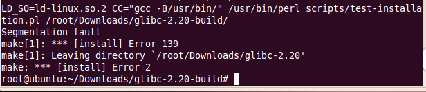 Ubuntu安装升级glibc