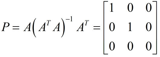 正交投影矩阵举例_正交投影矩阵的性质