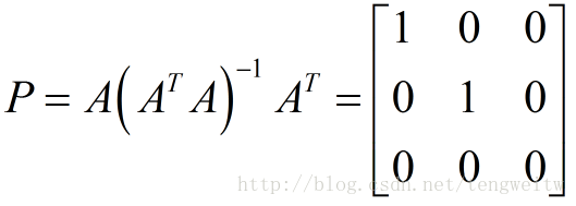 正交投影矩阵是什么_线性代数向量内积公式