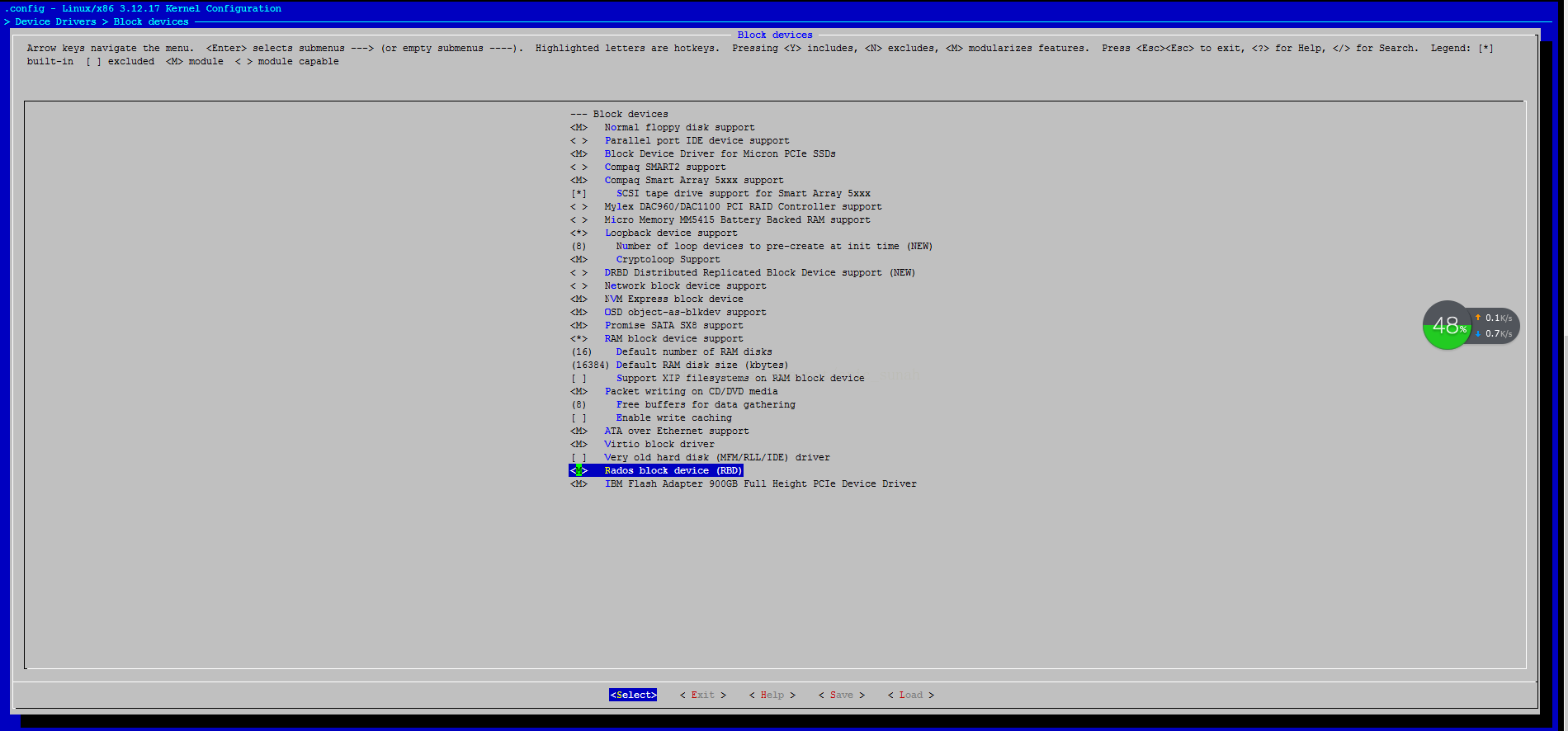 Ceph实践总结之：Centos 下RBD块设备客户端的配置