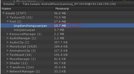 Unity优化笔记--裁剪游戏中的TTF字体.