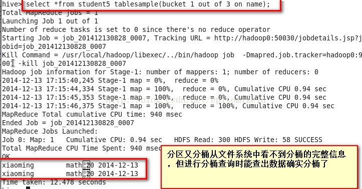 Hive的分区表和分桶表的区别