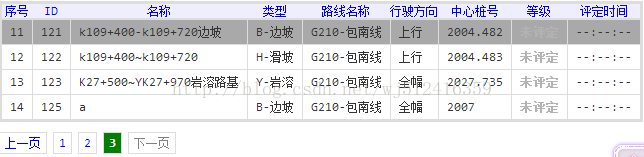js分页、表格