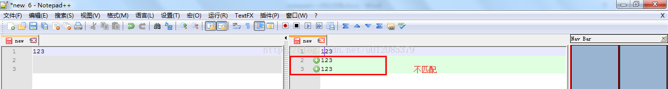 notepad++ 对比文档