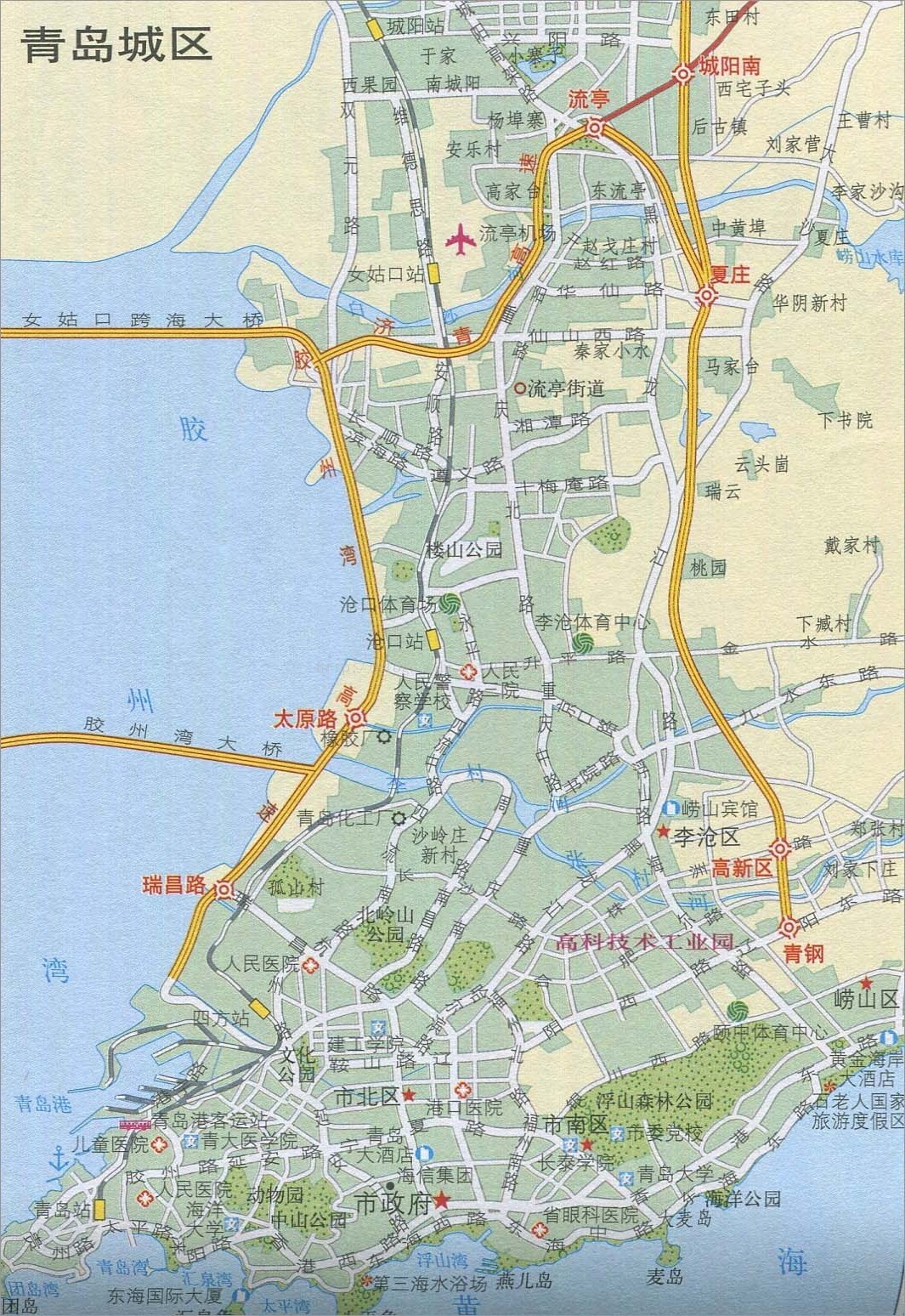 看完青岛地形图，青岛三维地图，才知道为什么中国人这么多人喜欢来这里旅游，简直太漂亮了！_哔哩哔哩_bilibili