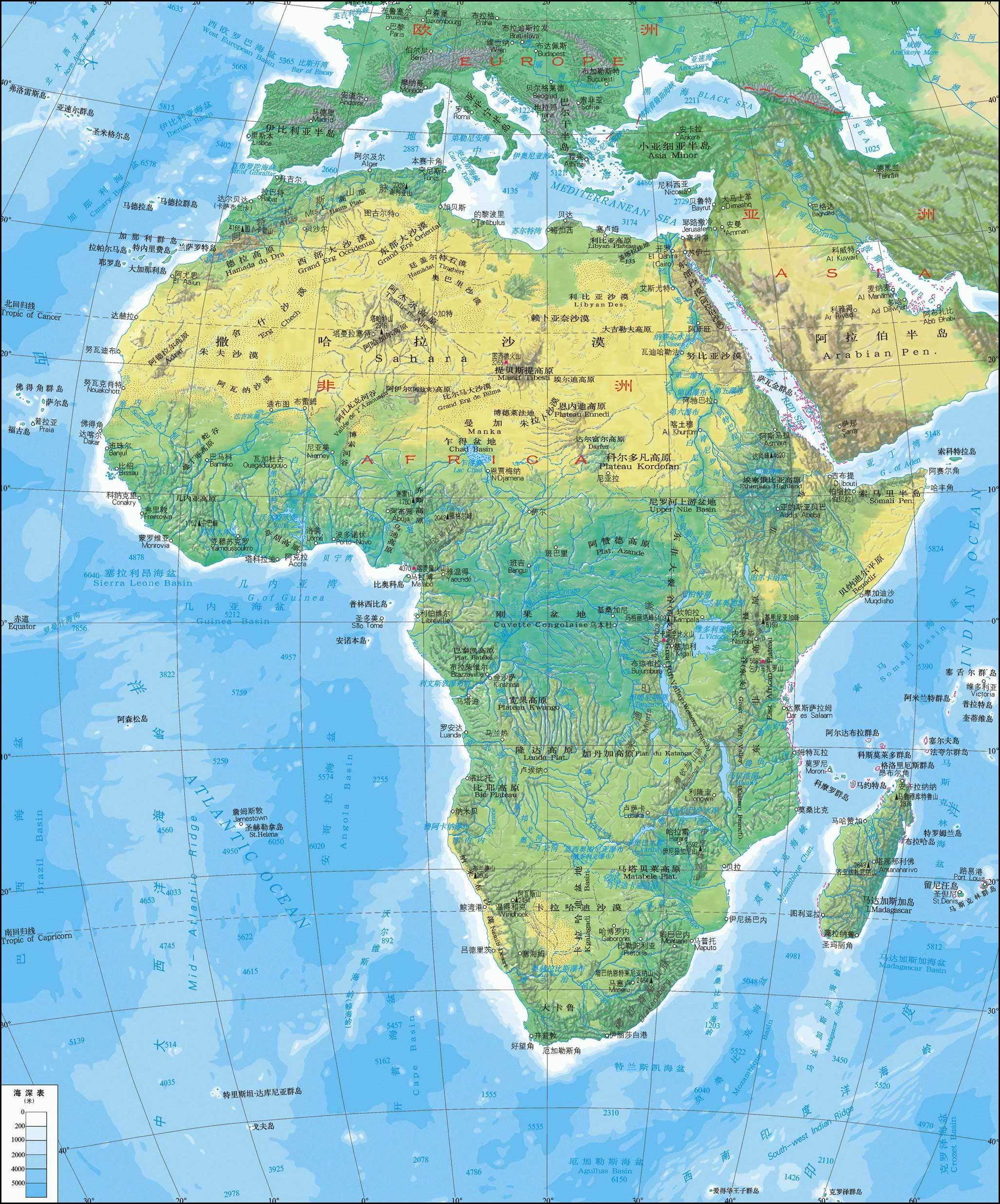 非洲高清地图中文版_非洲高清地图_微信公众号文章