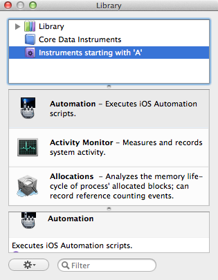 Xcode Instruments之概述