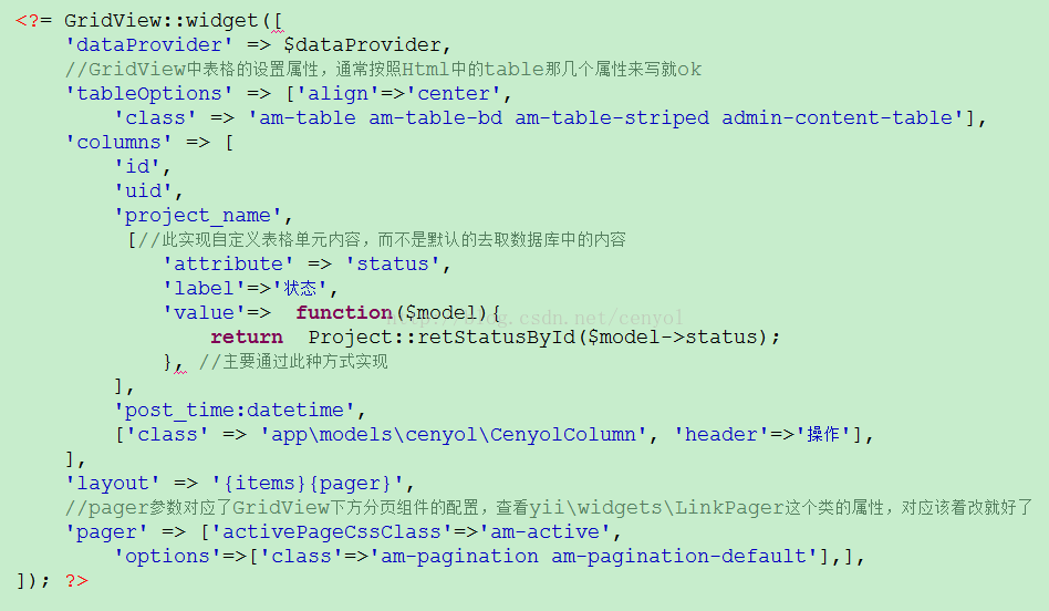 
			
				Yii2.0中分页的一些总结——YiigridGridView			