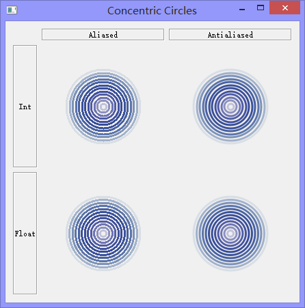 Qt5官方demo解析集34——Concentric Circles Example