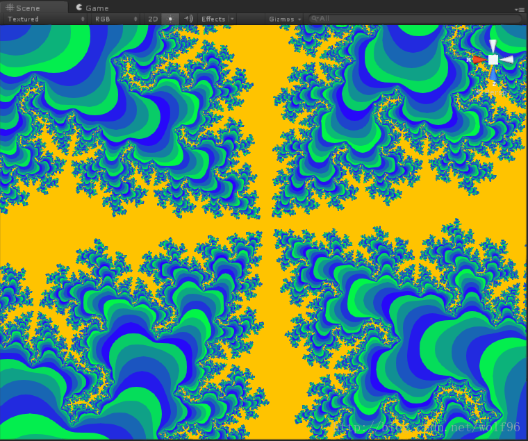 unity3d shader之Julia集和Mandelbrot集绘制美丽图案 (二)