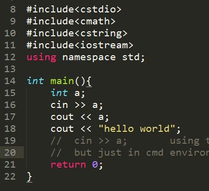 sublime text 界面预览