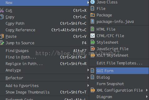 初用intellij 的gui Form Silver Csdn博客