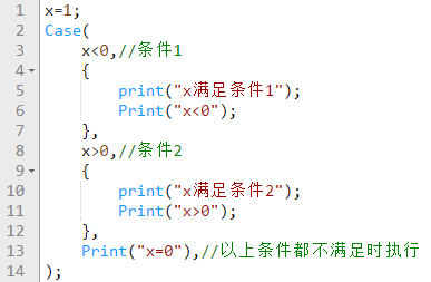 case示例