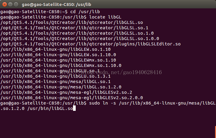 ＱＴ中　解决/usr/bin/ld: cannot find -lxxx