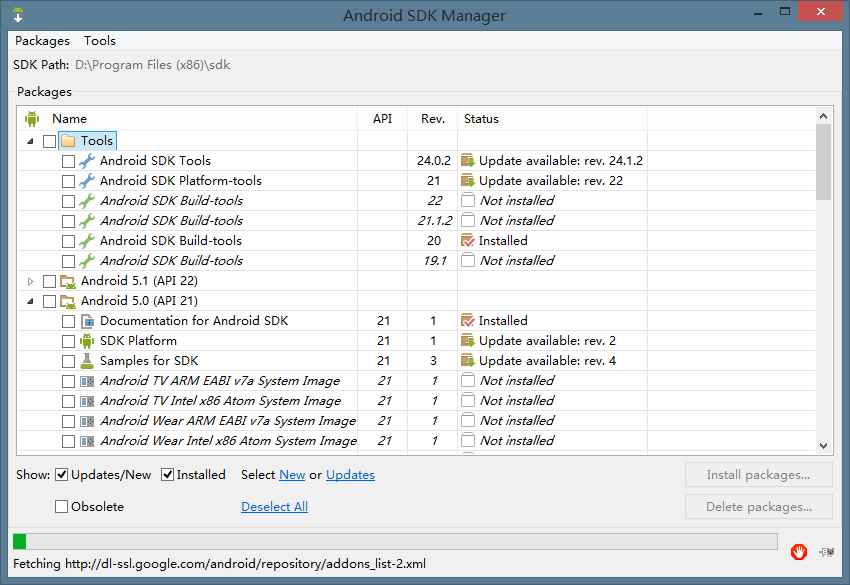 打开SDK Manager