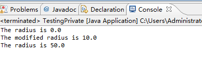 Java中private的使用