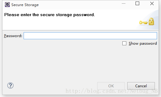 Eclipse保存密码时发生异常的解决方法