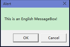 MessageBox 按钮显示英文或其他语言