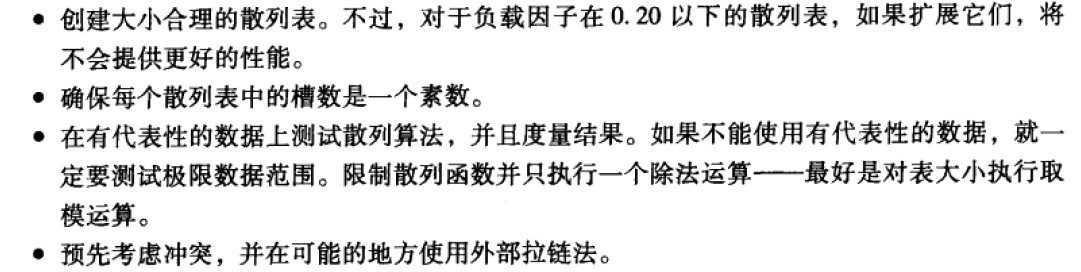 高效散列表的方法