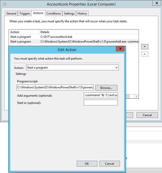 Windows 2012 R2 计划任务发送邮件