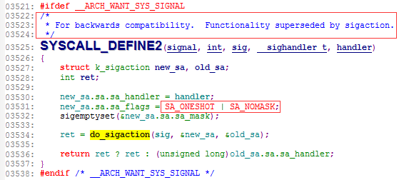 源码剖析signal和sigaction的区别[通俗易懂]