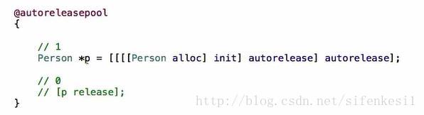 学习笔记：Objective C 的内存管理（3）----@class以及Autorelease用法