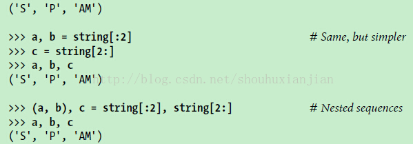 Python2.3-原理之语句和语法