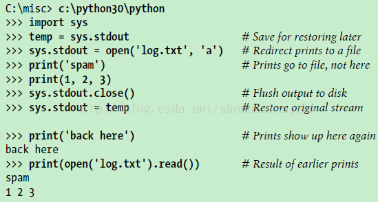 Python2.3-原理之语句和语法