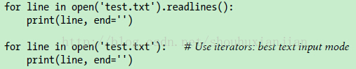 Python2.3-原理之语句和语法