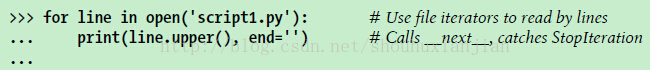 Python2.3-原理之语句和语法